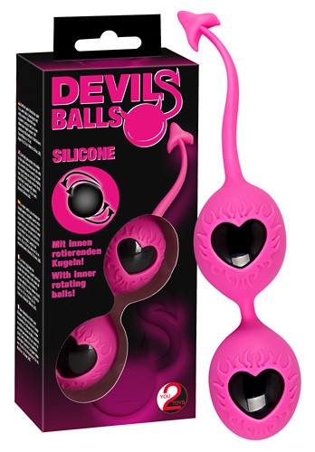 5125240000 - Вагинальные шарики Devils Balls розовые | Казанова 69
