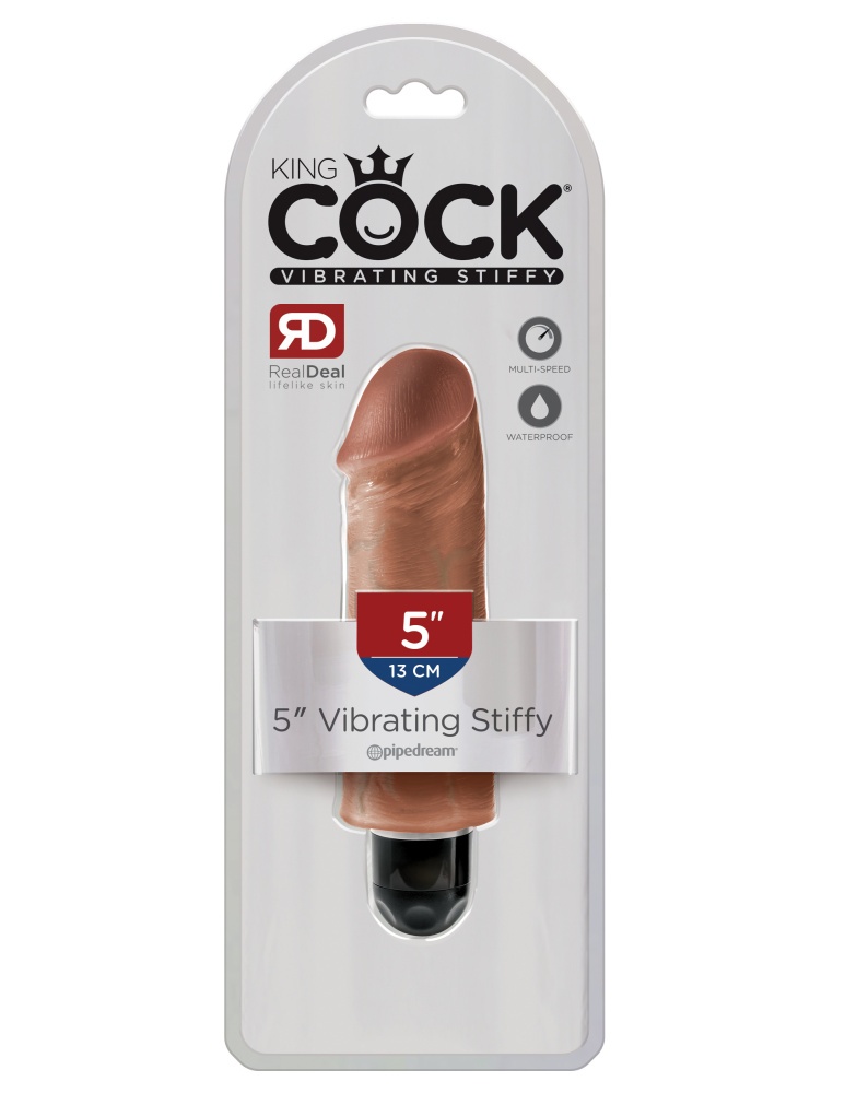 PipeDream King Cock 5''Vibrating Stiffy Вибратор телесный 