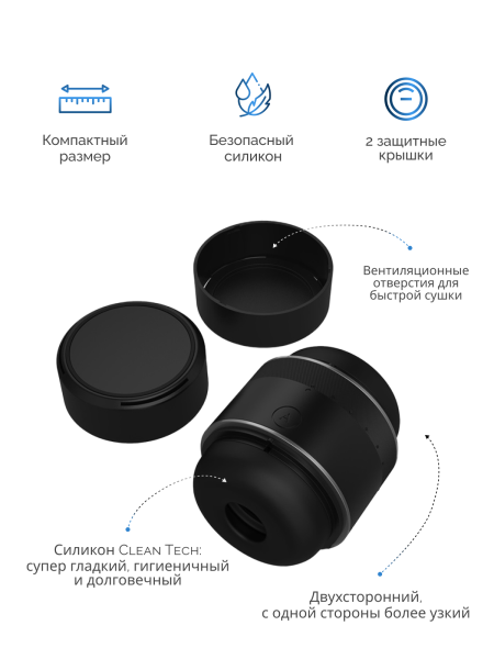 AWDF1SG9 - Набор для пар Double the Fun: мастурбатор ARCwave Voy + вибратор We-Vibe Sync 2 | Казанова 69