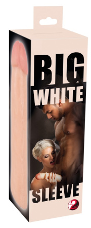 Насадка на пенис Big White телесная