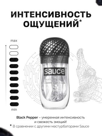 150620 - Мастурбатор Sauce Black Pepper | Казанова 69