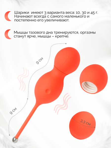 SNBLSGA - Тренажер Кегеля We-Vibe Bloom виброшарики вагинальные | Казанова 69