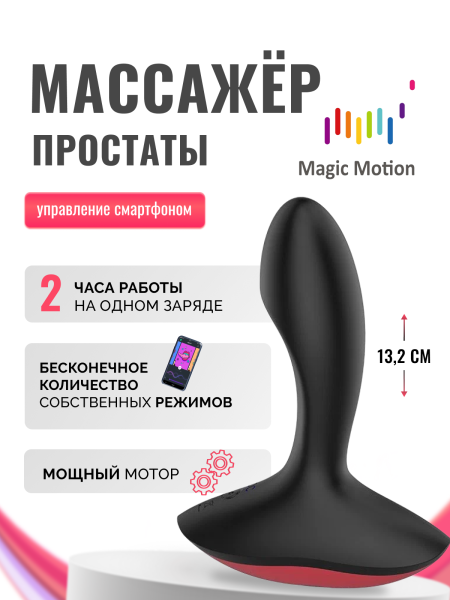 861145 - Массажер простаты Magic Motion Solstice | Казанова 69