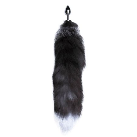 70433 ANAL PLEASURE - BLACK & WHITE FOX TAIL_S_1500x1500_2_CEST0720124027