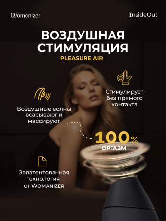 WZ07AC0100 - Бесконтактный клиторальный стимулятор Womanizer InsideOut | Казанова 69
