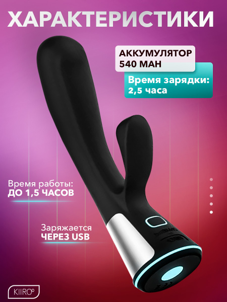 16921 - Интерактивный вибратор Kiiroo OhMiBod Fuse черный | Казанова 69