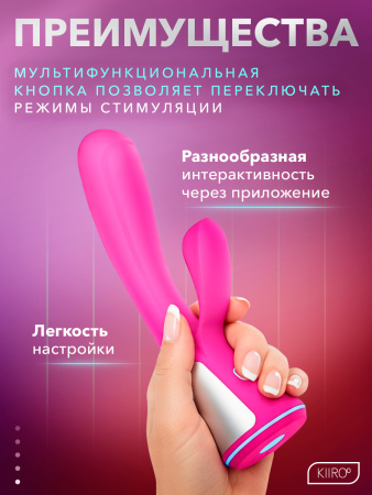 17849 - Интерактивный вибратор Kiiroo OhMiBod Fuse розовый | Казанова 69
