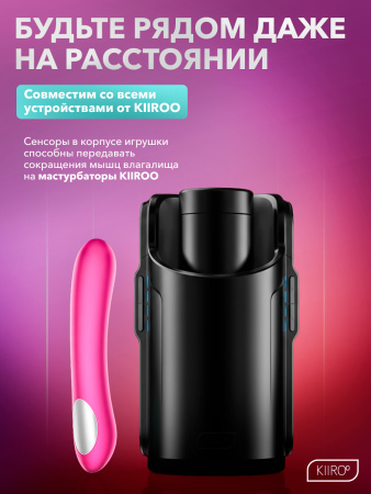 16918 - Интерактивный вибратор Kiiroo Pearl2 фиолетовый | Казанова 69