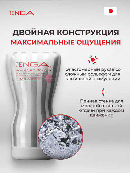 TOC-202S - Мастурбатор Tenga Soft Case Cup Gentle | Казанова 69