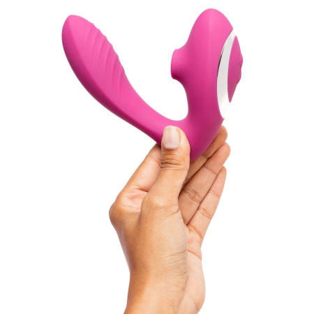 Lovehoney mon ami Dual suction and vibrating massager _Transparent background_86497-00_result