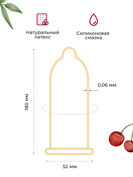 150859 - Презерватив Luxe Royal Cherry Collection 3 шт. | Казанова 69