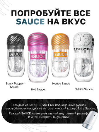 150620 - Мастурбатор Sauce Black Pepper | Казанова 69