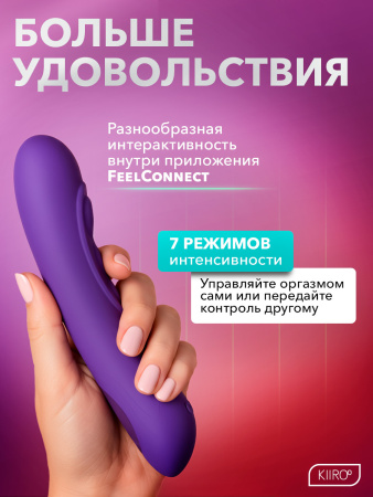 11046 - Интерактивный вибратор Kiiroo Pearl3 фиолетовый | Казанова 69