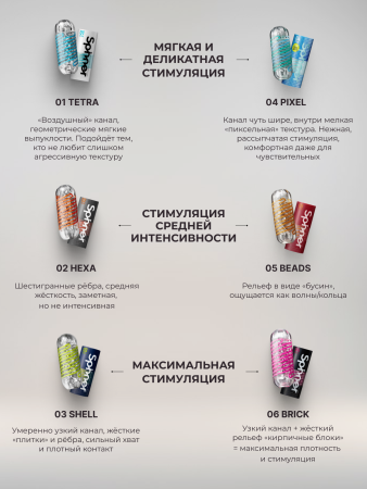 SPN-006 - Мастурбатор Tenga Spinner Brick | Казанова 69