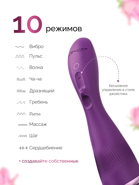 SNWDSG4 - Вибратор We-Vibe Wand фиолетовый | Казанова 69
