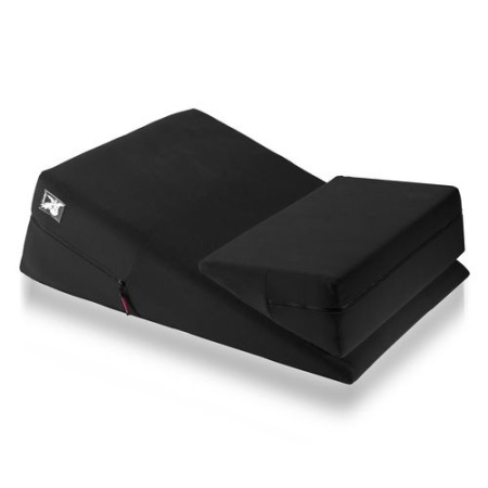 11215101 - Подушка для любви Liberator Wedge/Ramp комбо большая+малая, черная, микрофибра | Казанова 69